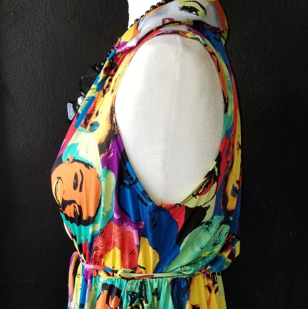 Barocco multicolored printed top and short set - Picture 4 of 8